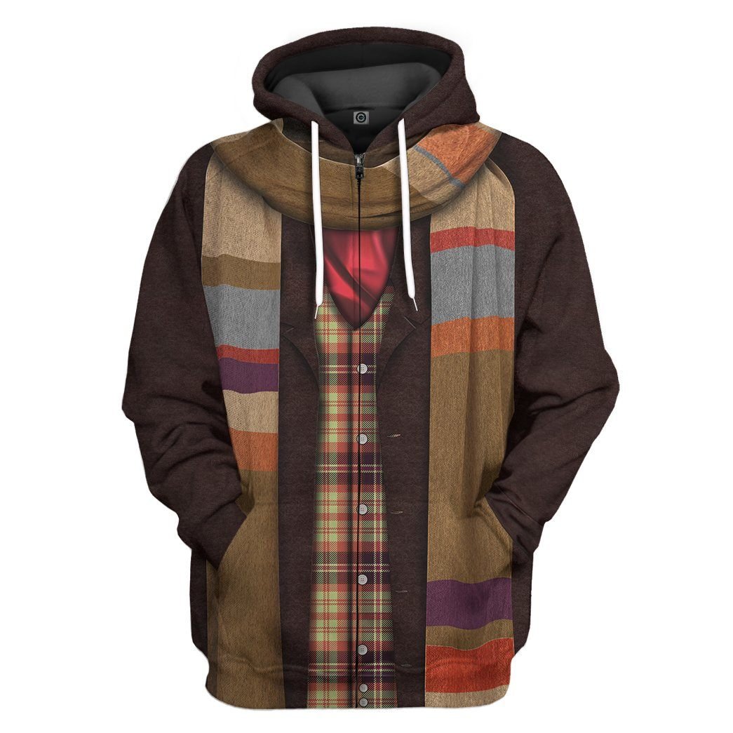 4Th Doctor Who All Over Print T-Shirt Hoodie Fan Gifts Idea