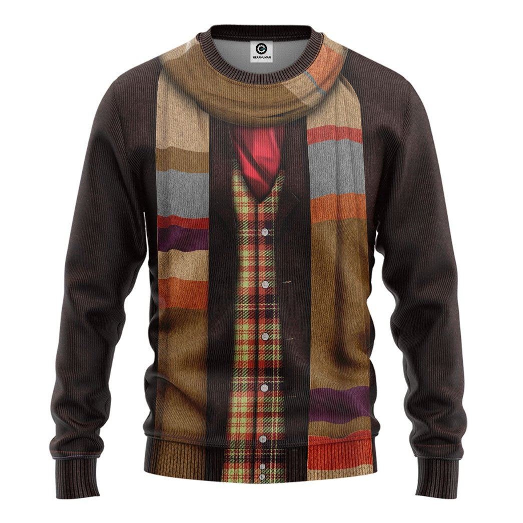 4Th Doctor Who All Over Print T-Shirt Hoodie Fan Gifts Idea