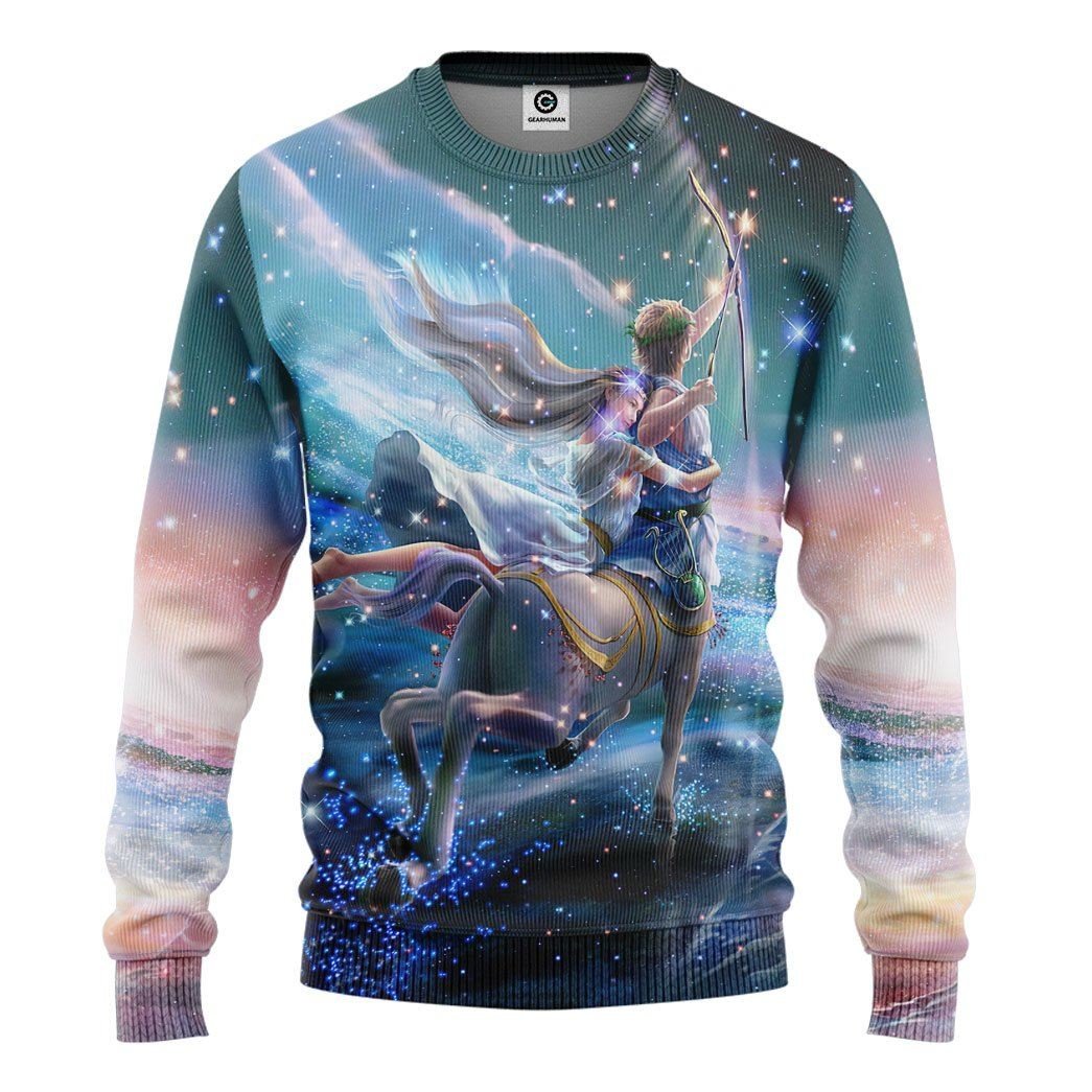 A Sagittaurus Will Give You The World If You Want It All Over Print T-Shirt Hoodie Apparel