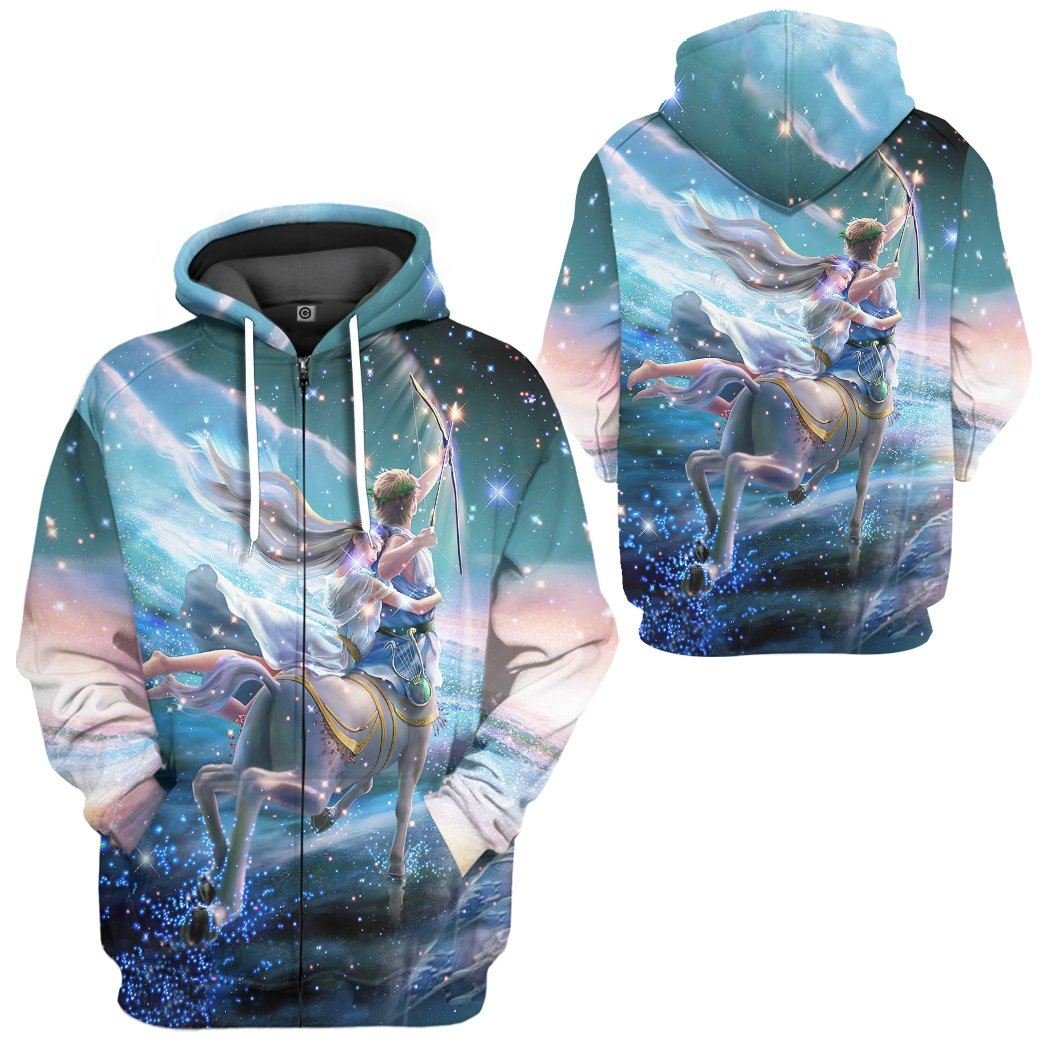 A Sagittaurus Will Give You The World If You Want It All Over Print T-Shirt Hoodie Apparel