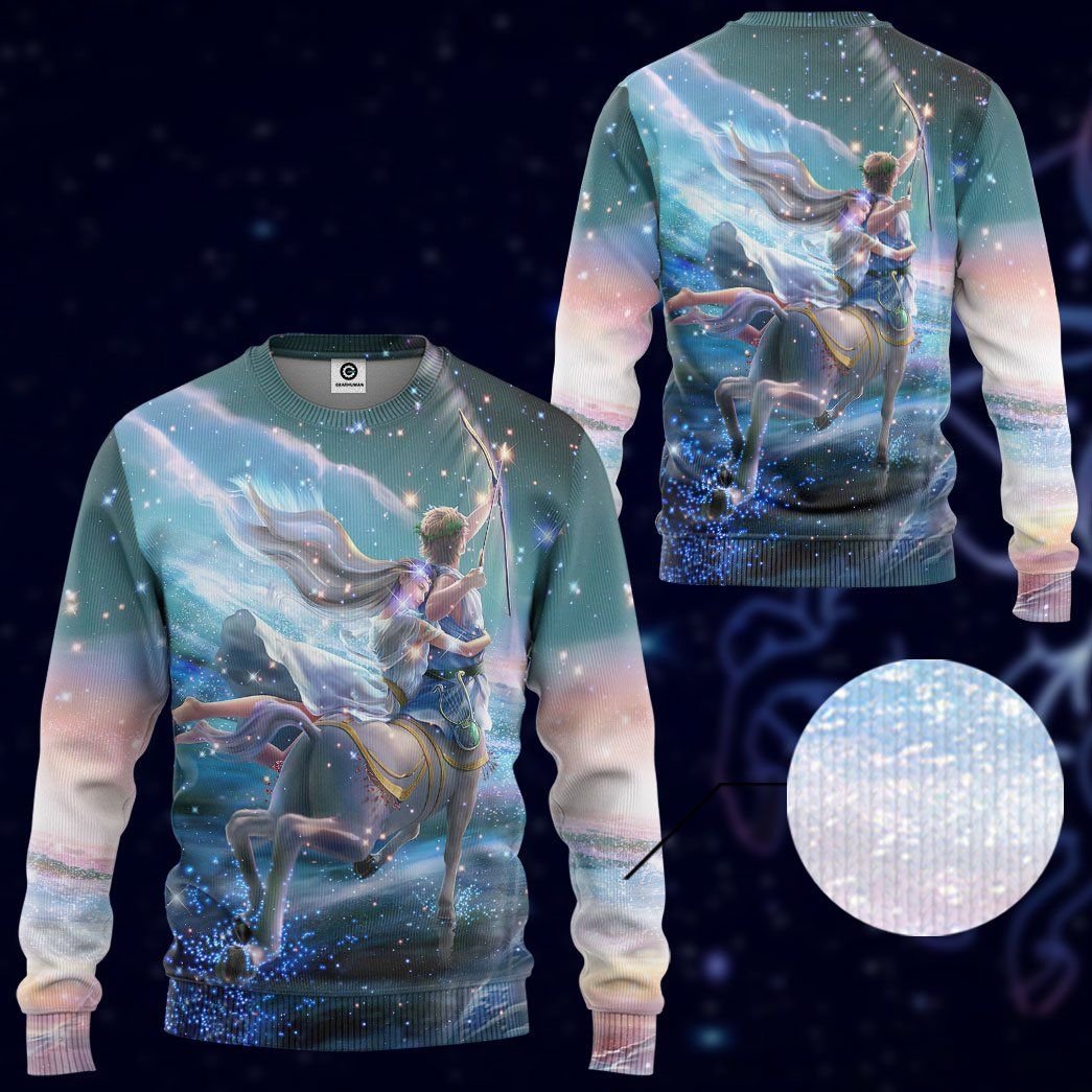 A Sagittaurus Will Give You The World If You Want It All Over Print T-Shirt Hoodie Apparel