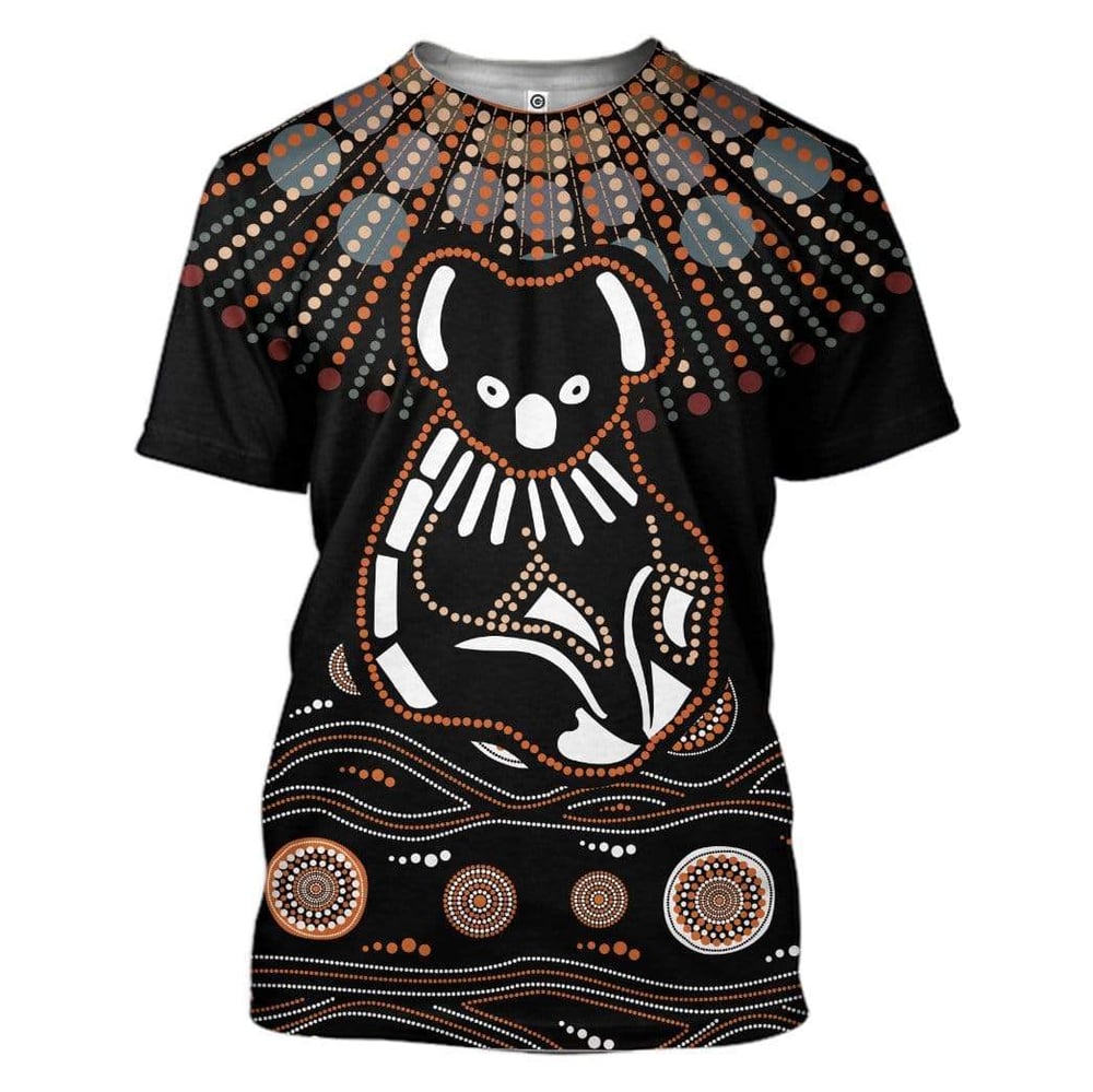 Aboriginal Koala Custom T-Shirts Hoodie Apparel