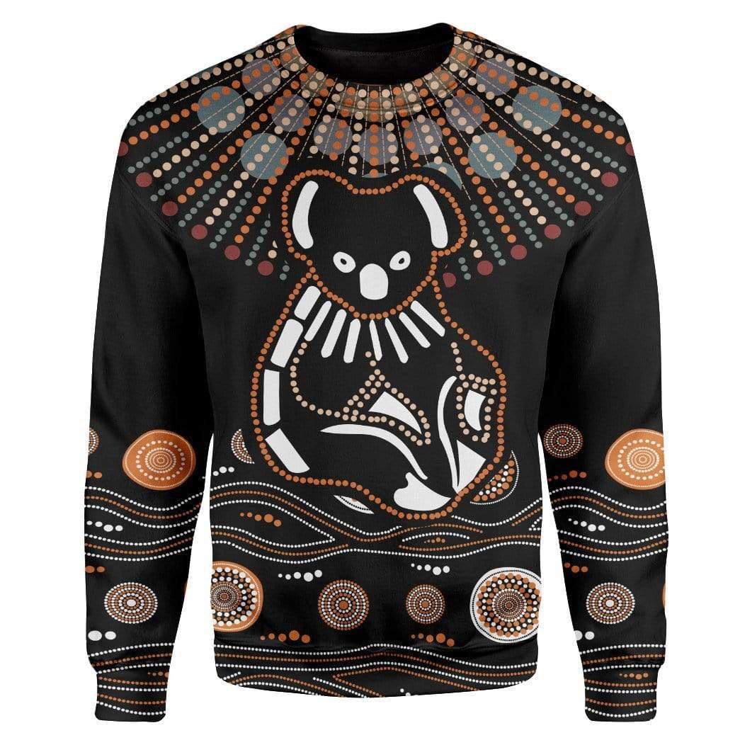 Aboriginal Koala Custom T-Shirts Hoodie Apparel