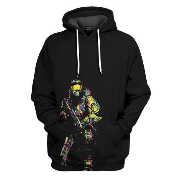 Abstract Masterchief Halo Infinite Custom Hoodie