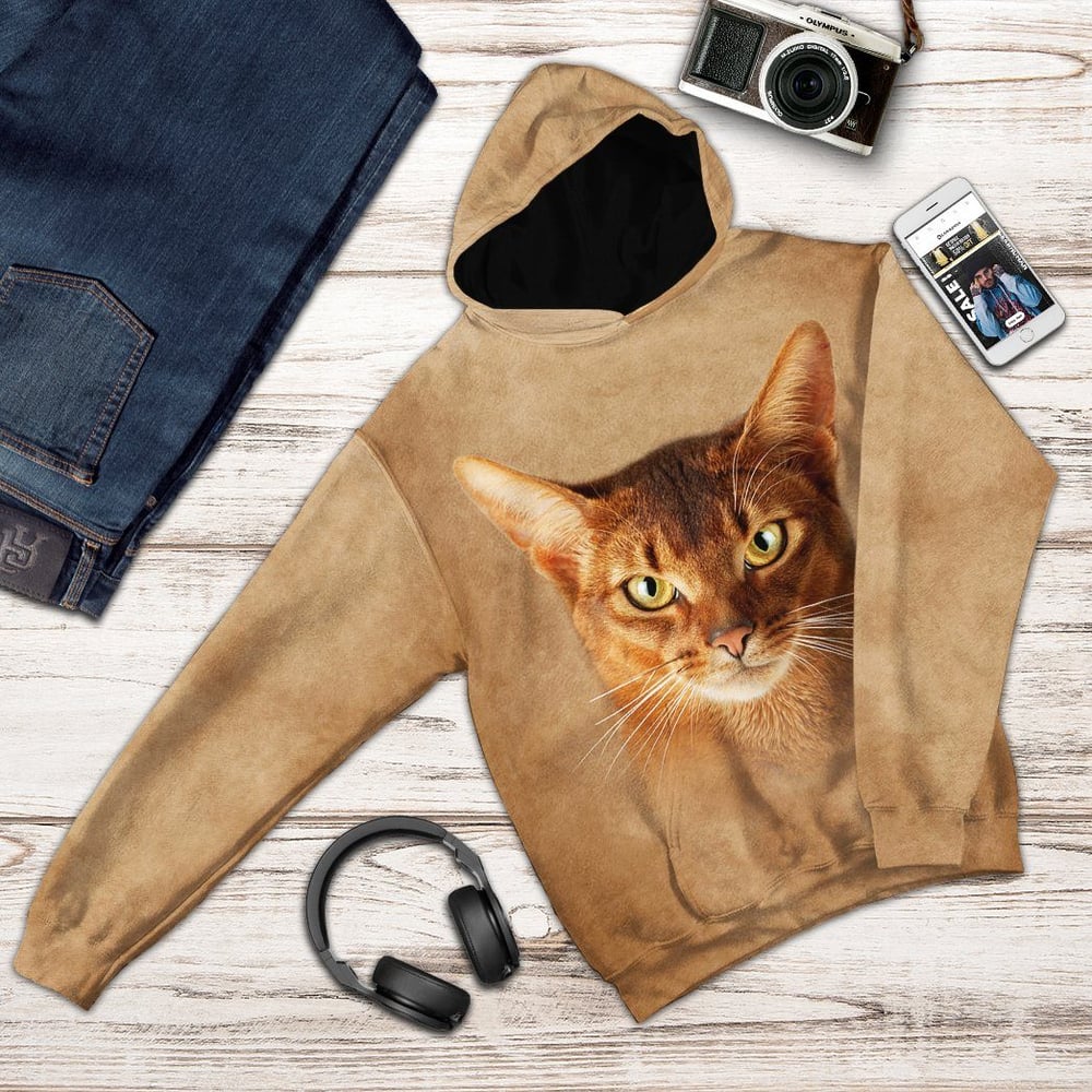 Abyssinian Cat Tshirt Hoodie Apparel