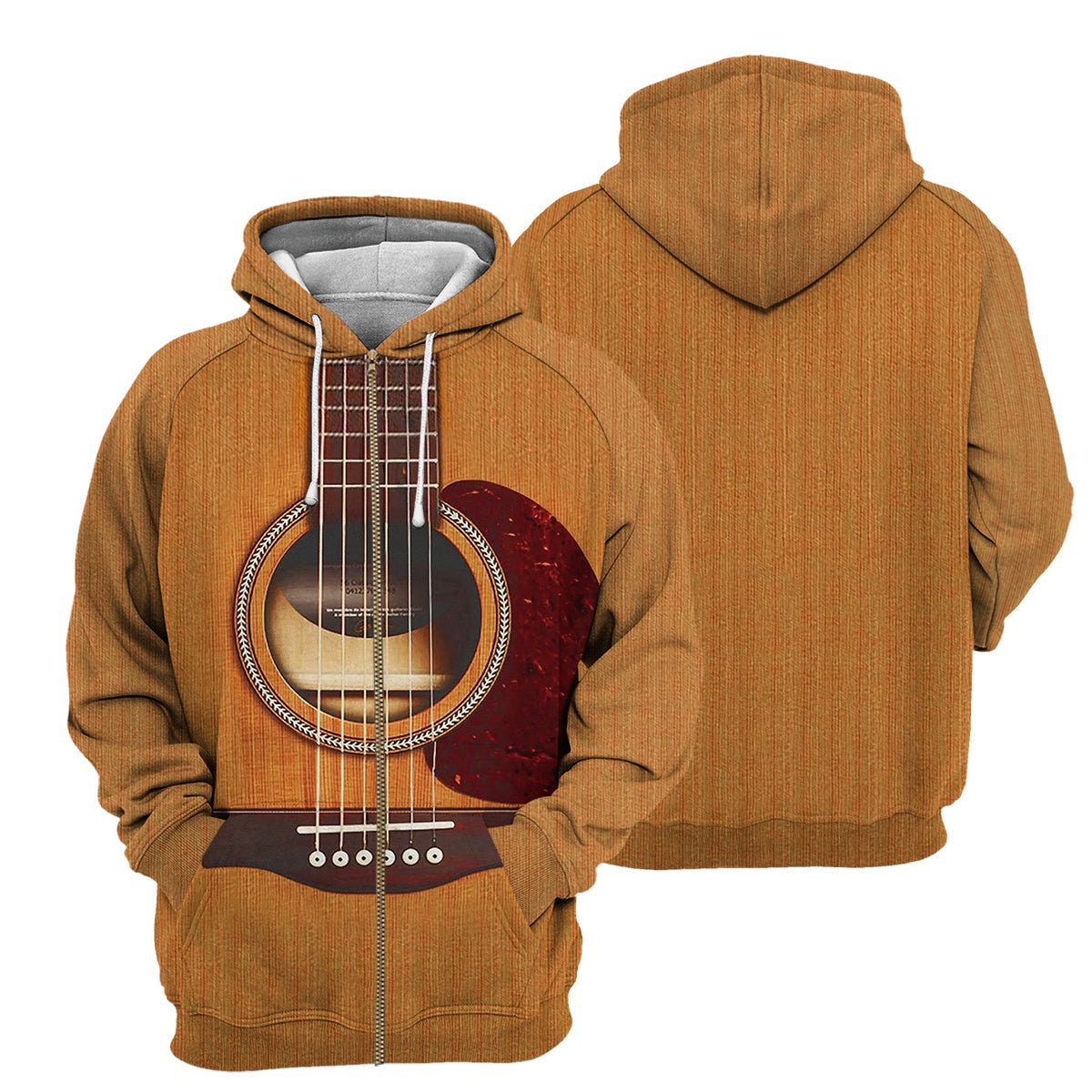 Acoustic Guitar Unique All Over Print T-Shirt Hoodie Gift Ideas