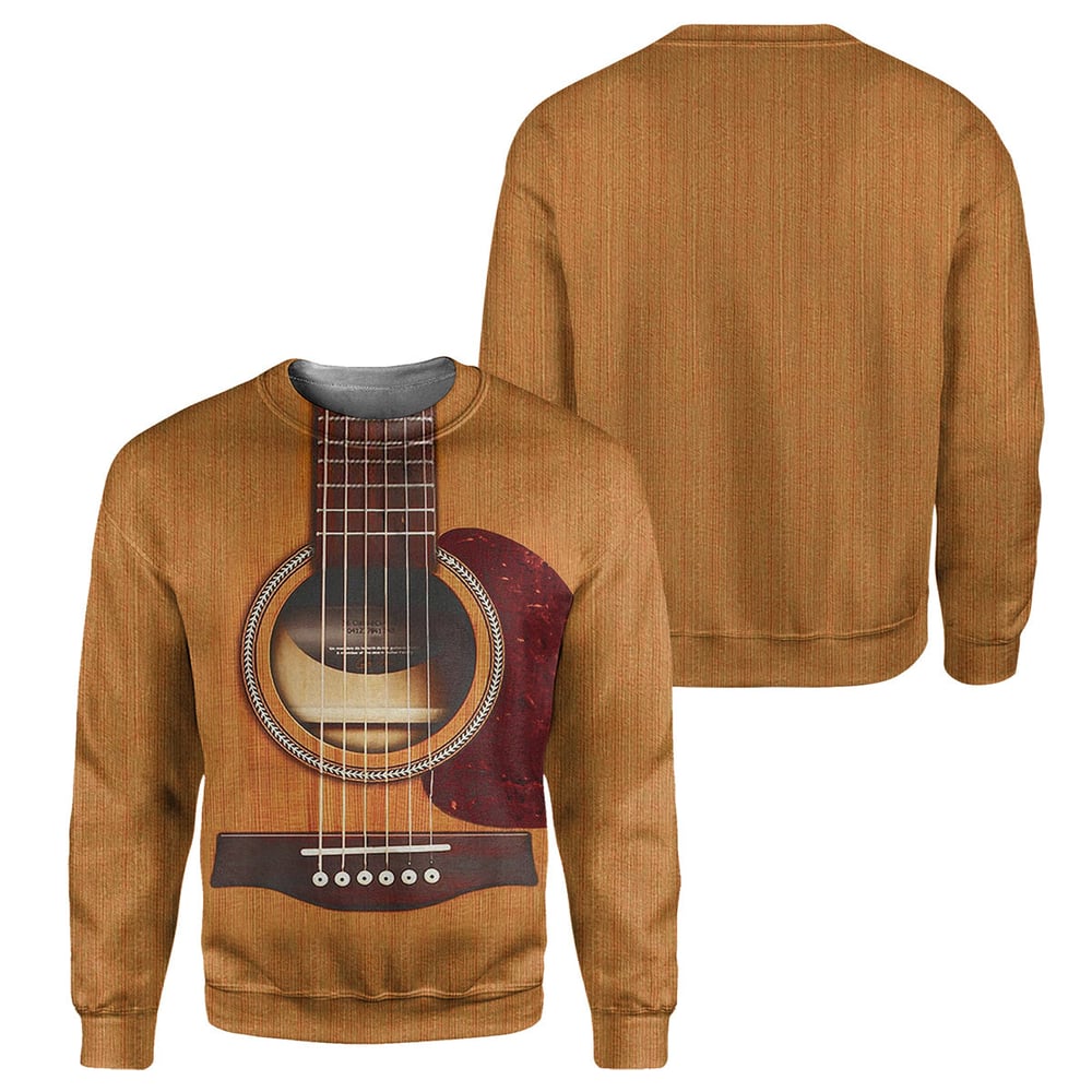 Acoustic Guitar Unique All Over Print T-Shirt Hoodie Gift Ideas