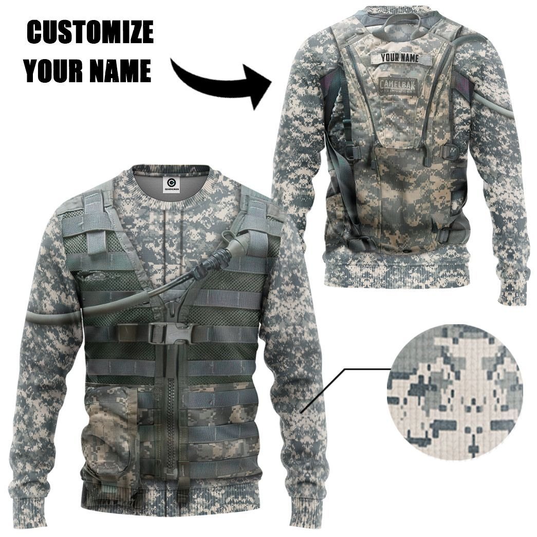 Airborne Uniform Custom Name Tshirt Hoodie Appreal