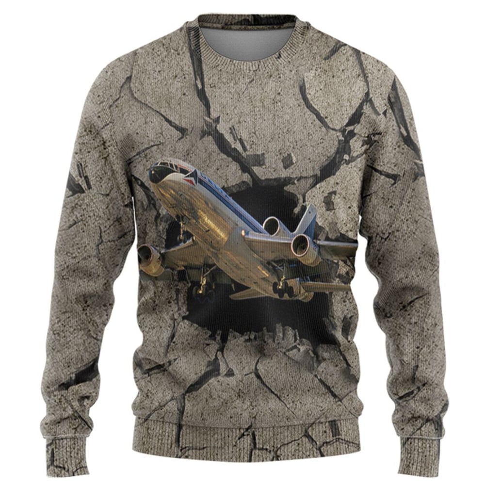 Aircraft Going Through Tshirt Hoodie Apparel