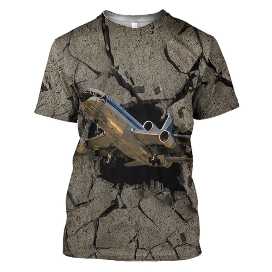 Aircraft Going Through Tshirt Hoodie Apparel