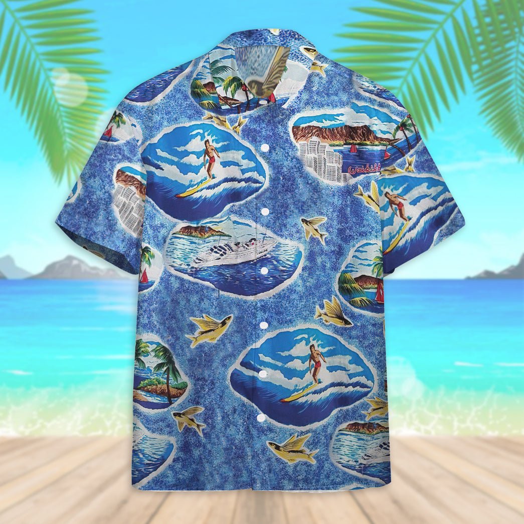 Honolulu Goose In Top Gun Custom Hawaiian Shirt