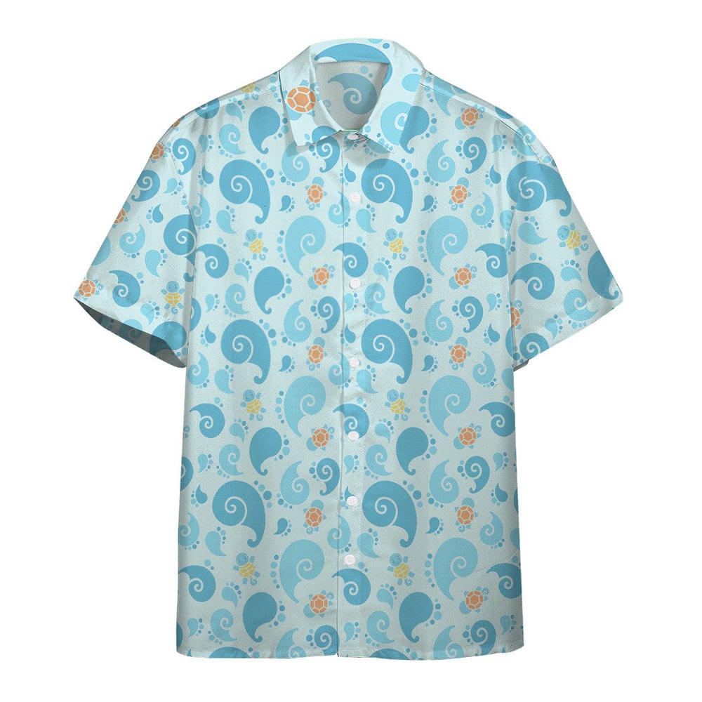 Squirtle Pokémon X Hawaii Custom Hawaiian Shirt