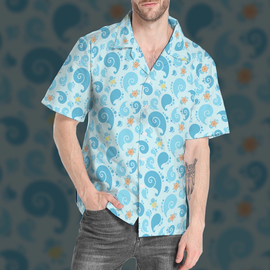 Squirtle Pokémon X Hawaii Custom Hawaiian Shirt