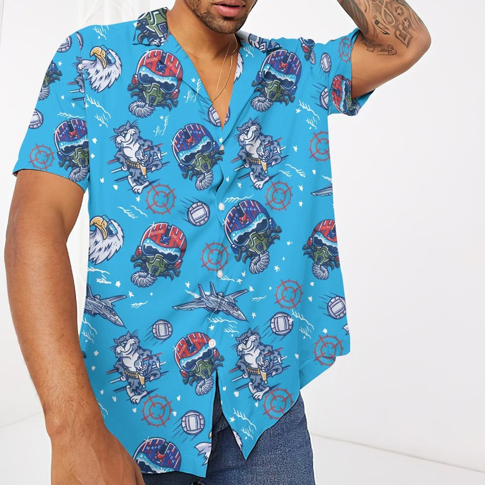 Top Gun Wingman Custom Hawaiian Shirt