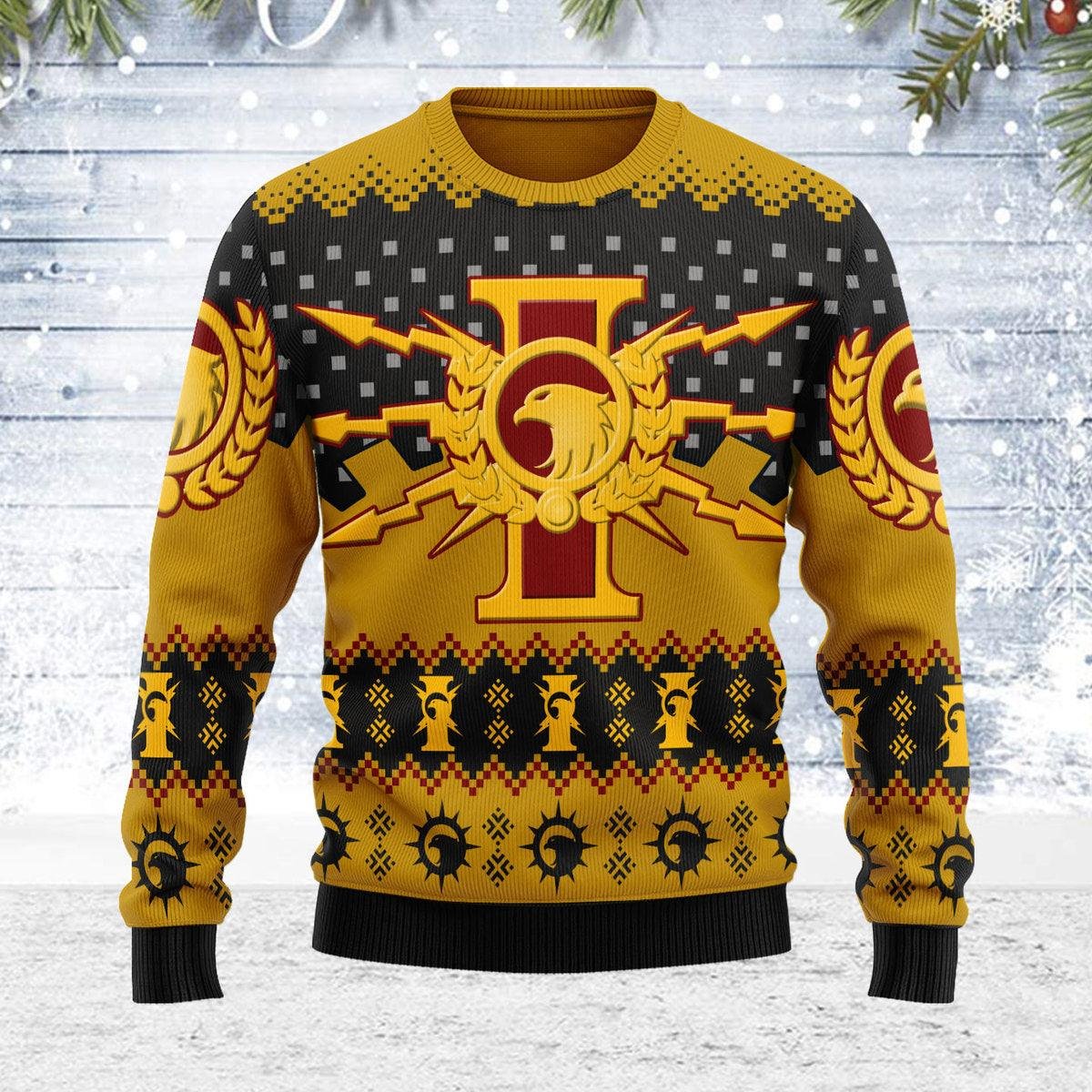 Adeptus Custodes Iconic Ugly Christmas Sweater