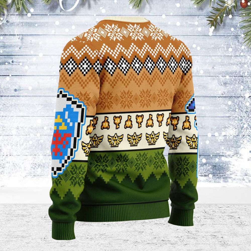 Art From The Wind Waker 01 Zelda Ugly Christmas Sweater