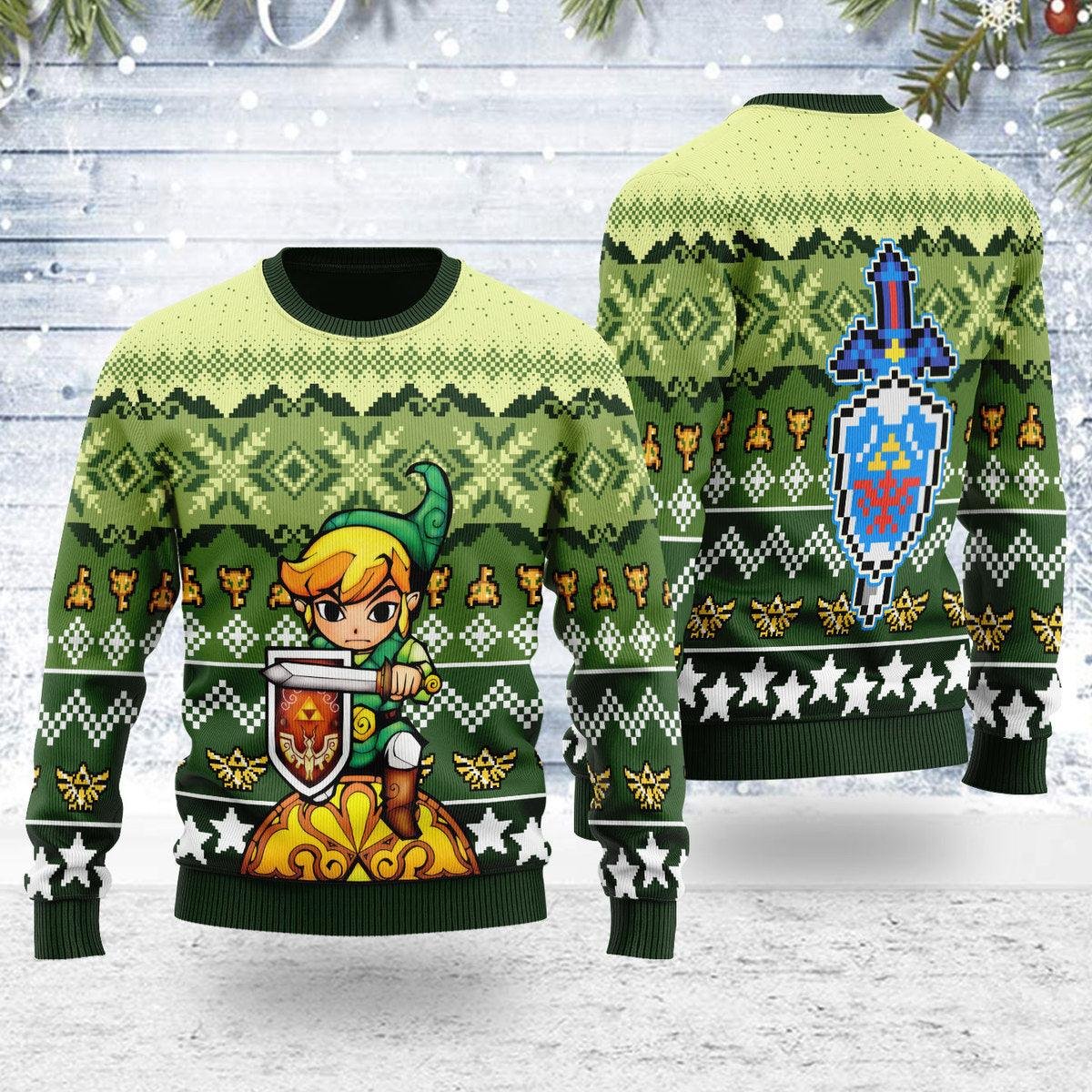 Art From The Wind Waker 03 Zelda Ugly Christmas Sweater