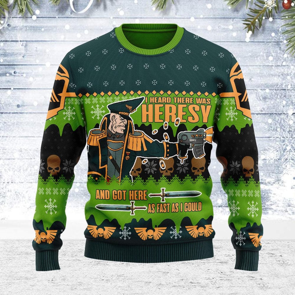 Colonel Commissar Ibram Gaunt Iconic Ugly Christmas Sweater