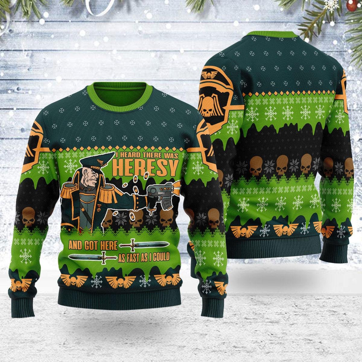 Colonel Commissar Ibram Gaunt Iconic Ugly Christmas Sweater