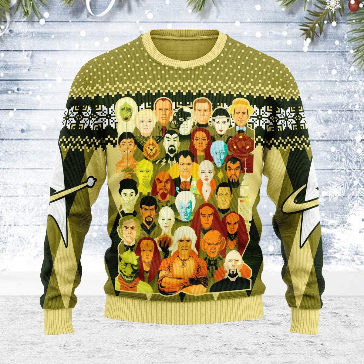 Don't Believe In No-Win Scenarios Star Trek Ugly Christmas Sweater