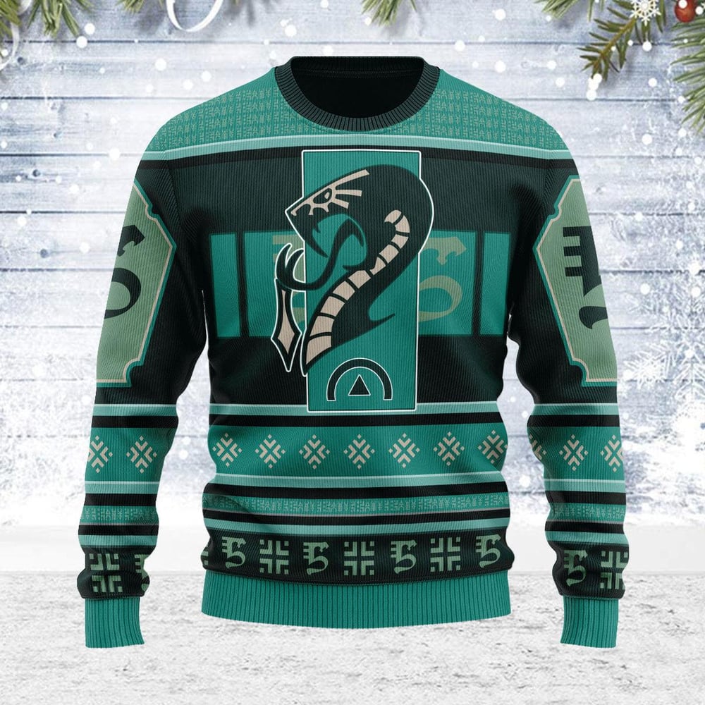 Drukhari Kabal Of The Poisoned Tongue Iconic Ugly Christmas Sweater