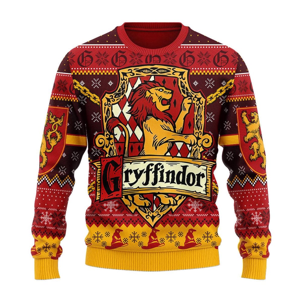 Gryffindor Harry Potter Ugly Christmas Sweater