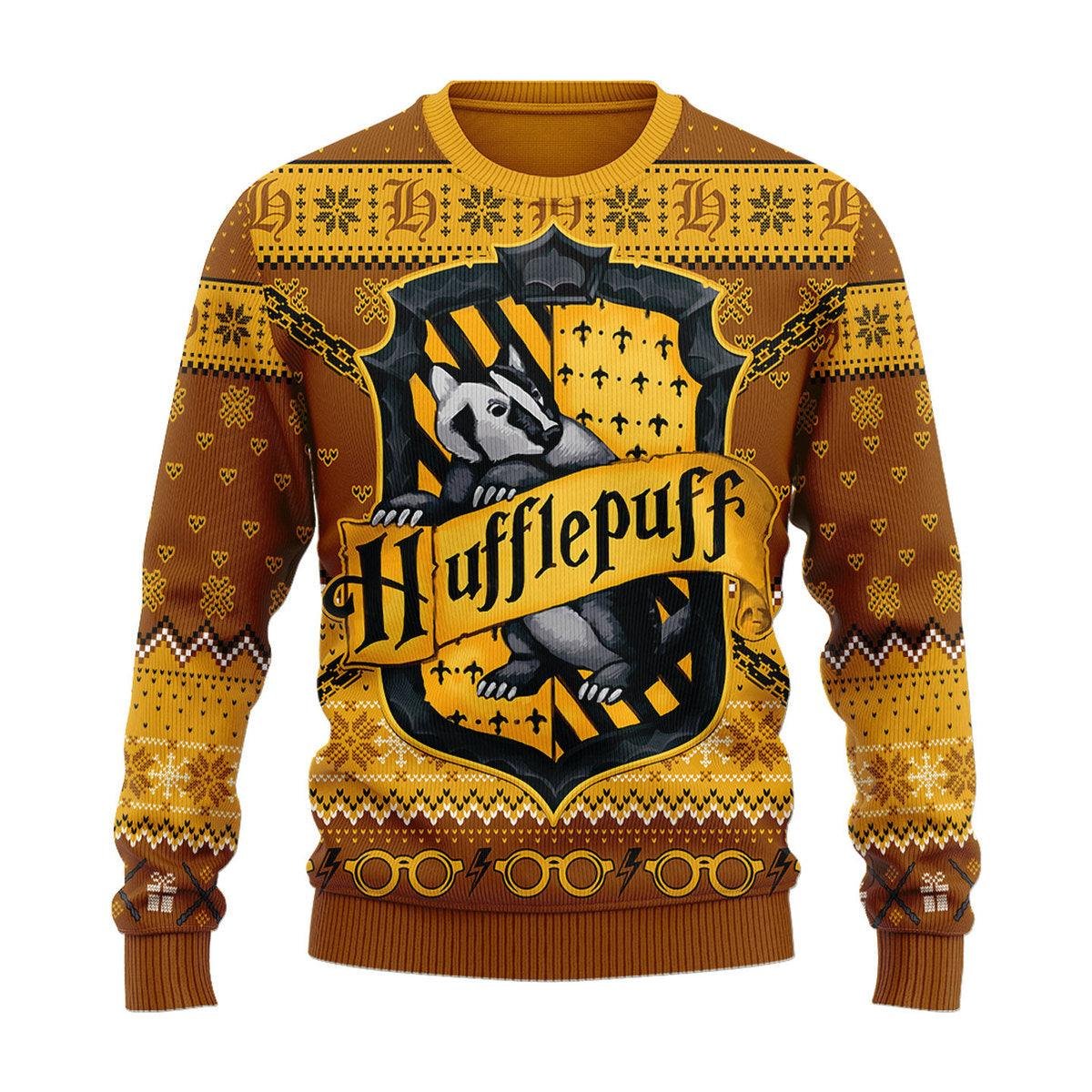 Ho Ho Hufflepuff Harry Potter Ugly Christmas Sweater