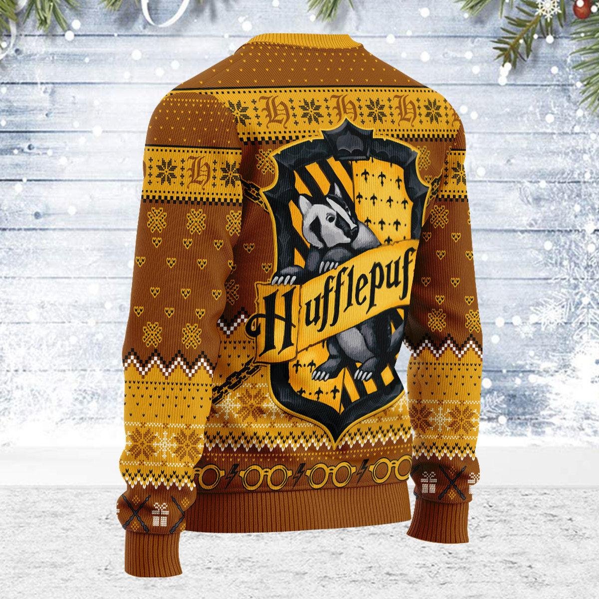 Ho Ho Hufflepuff Harry Potter Ugly Christmas Sweater