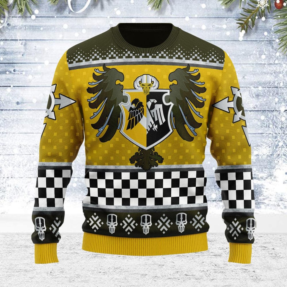 Imperial Knights House Hawkshroud Iconic Ugly Christmas Sweater