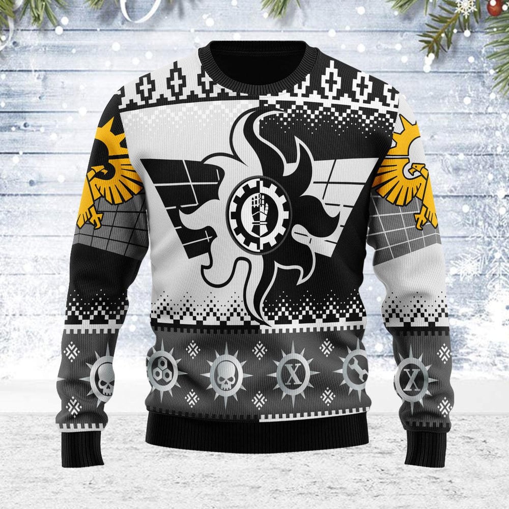 Iron Hands Iconic Ugly Christmas Sweater