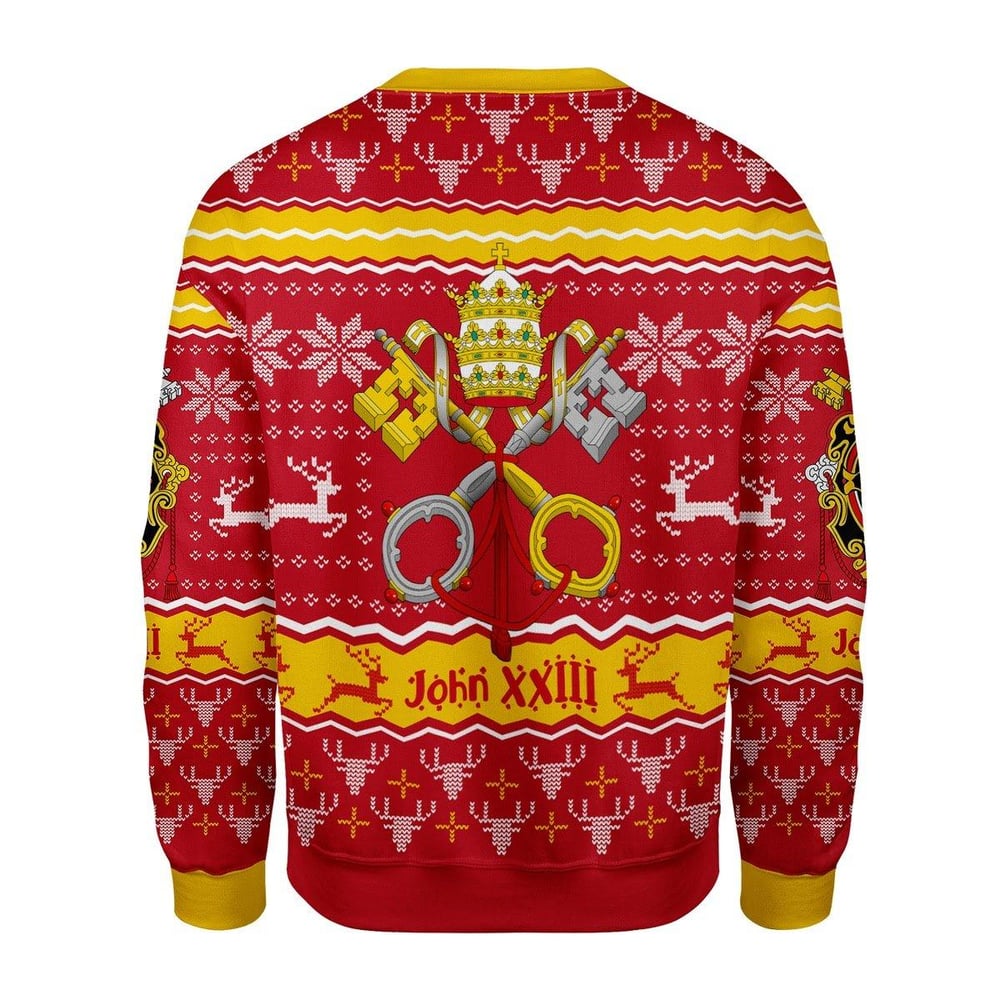 John Xxiii Coat Of Arms Ugly Christmas Sweater