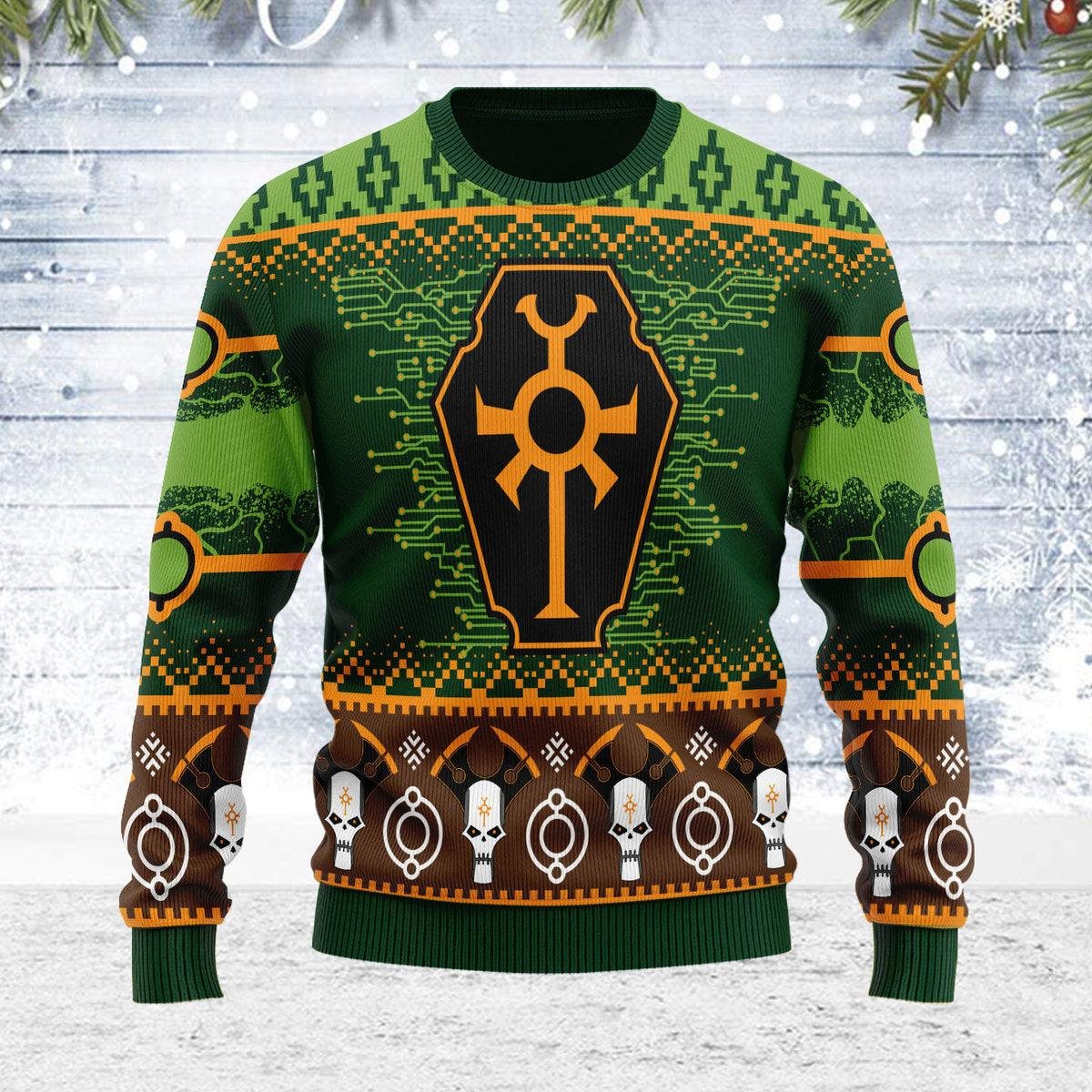 Necron Iconic Ugly Christmas Sweater