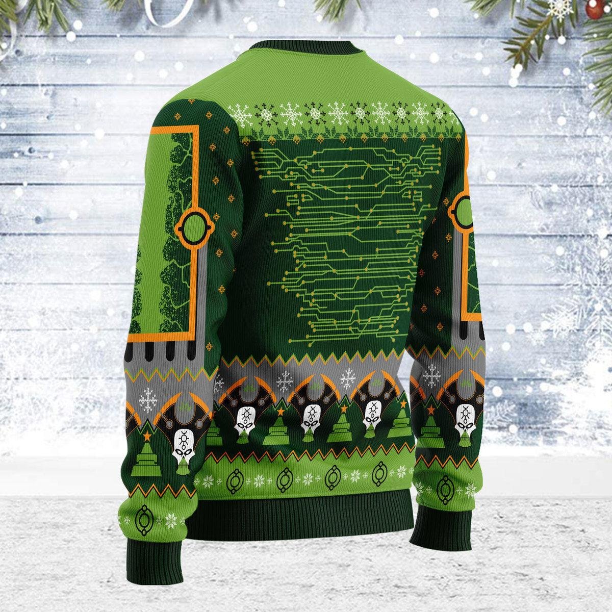 Nefarious Necron Iconic Ugly Christmas Sweater