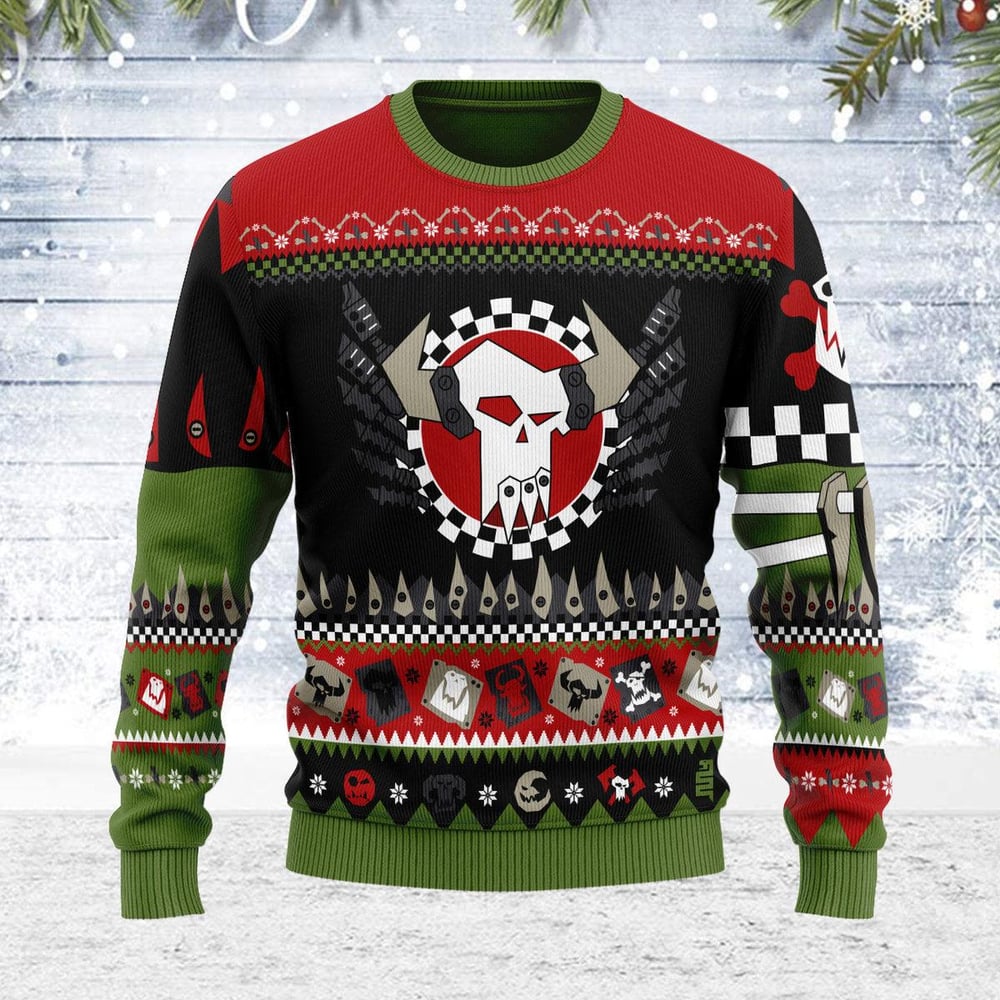 Orks Iconic Ugly Christmas Sweater