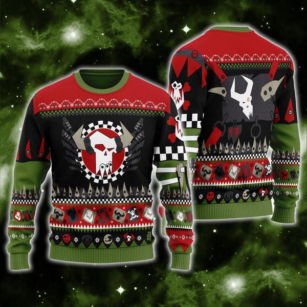 Orks Iconic Ugly Christmas Sweater