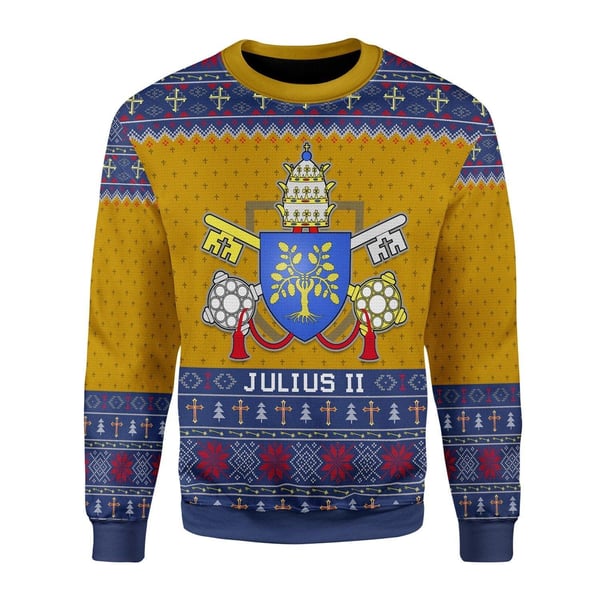 Pope Julius II Ugly Christmas Sweater