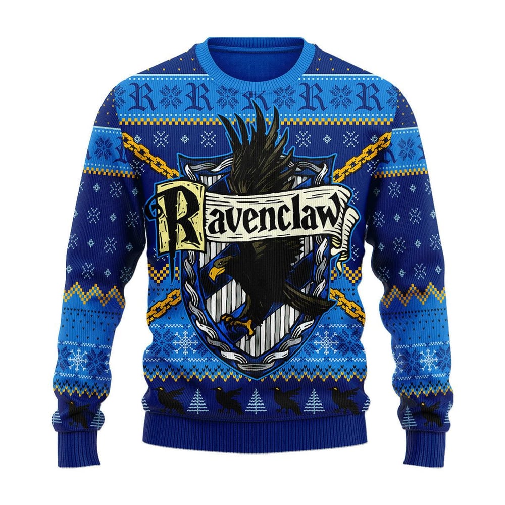 Rockin Ravenclaw Harry Potter Ugly Christmas Sweater