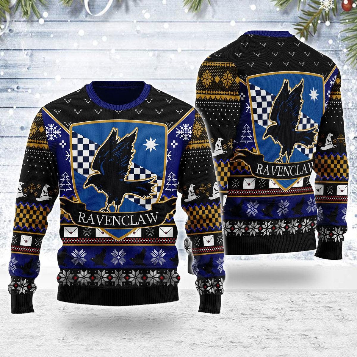 Run Ravenclaw Run Harry Potter Ugly Christmas Sweater