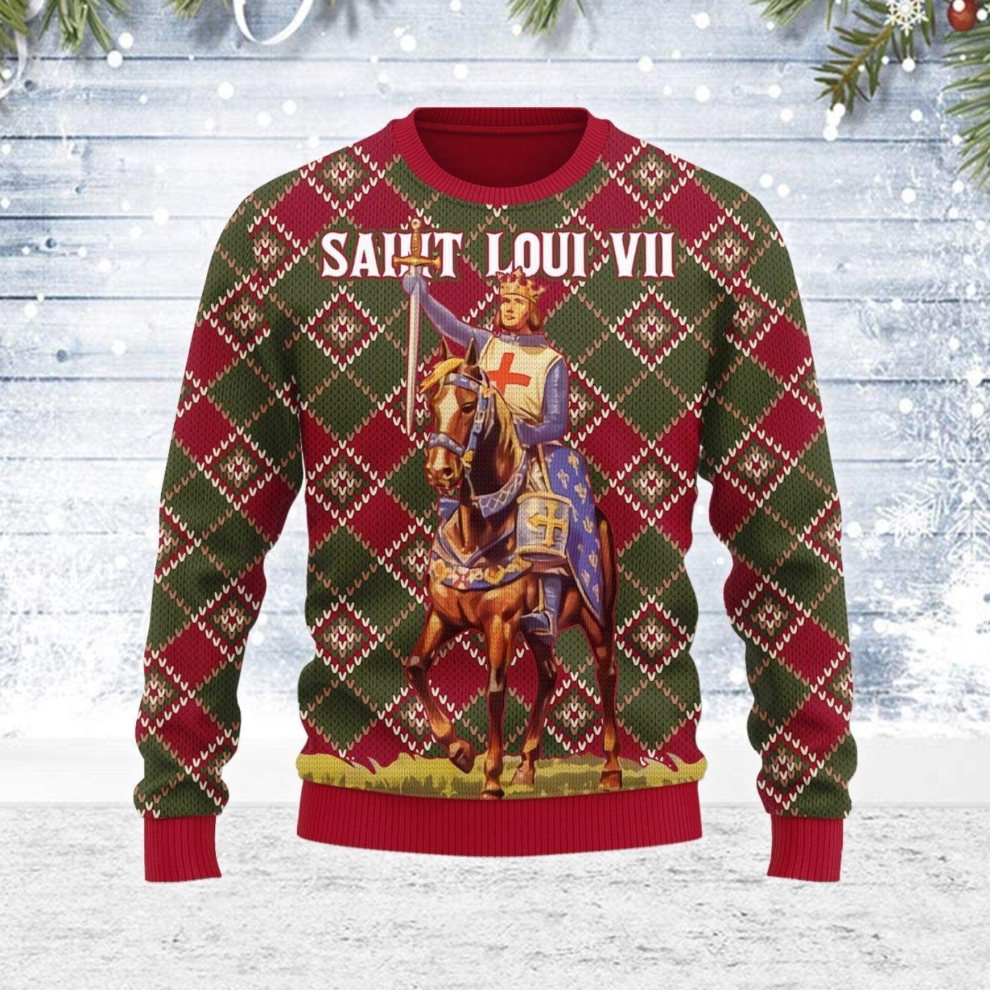 Saint Loui Vii Ugly Christmas Sweater