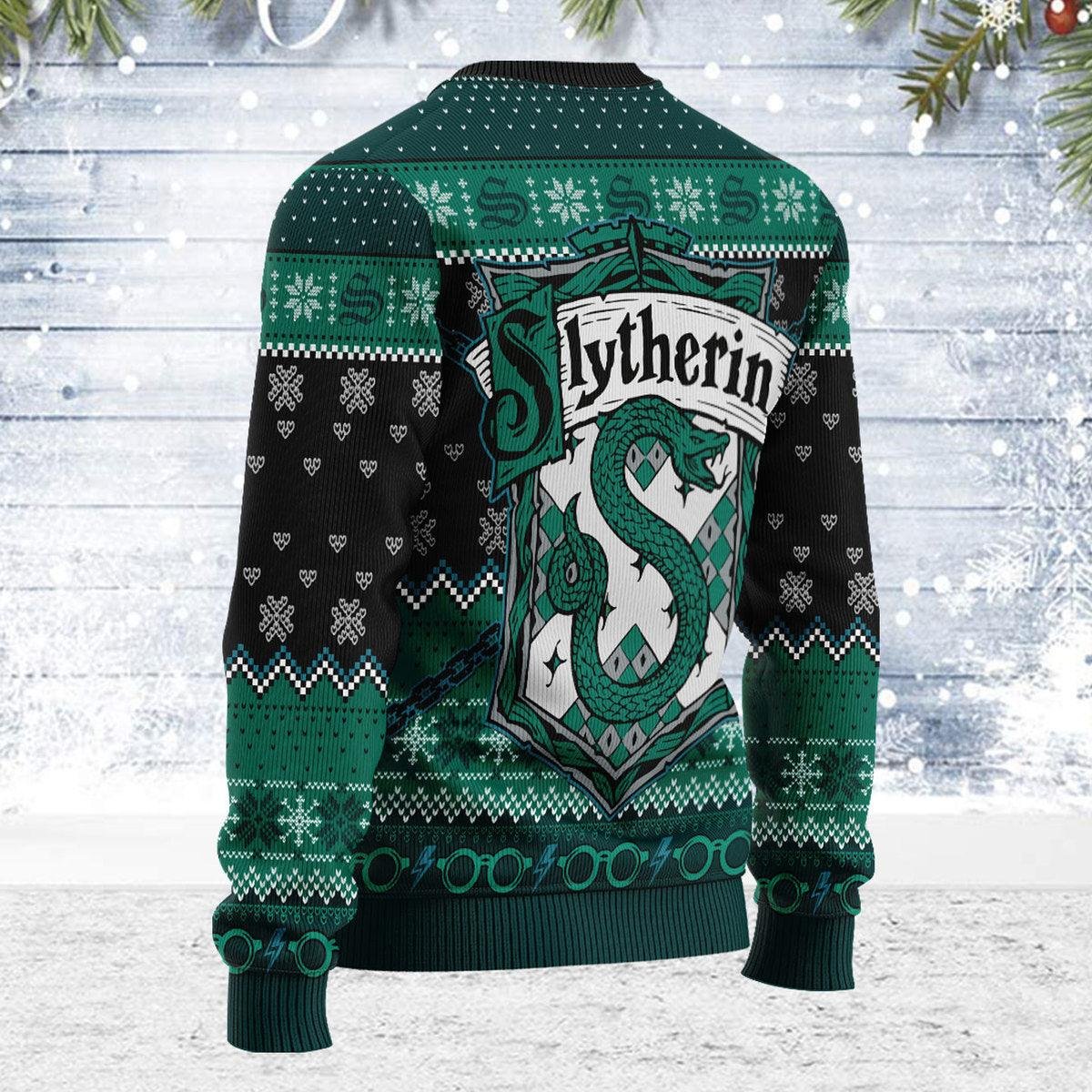 Slytherin Through The Snow Harry Potter Ugly Christmas Sweater