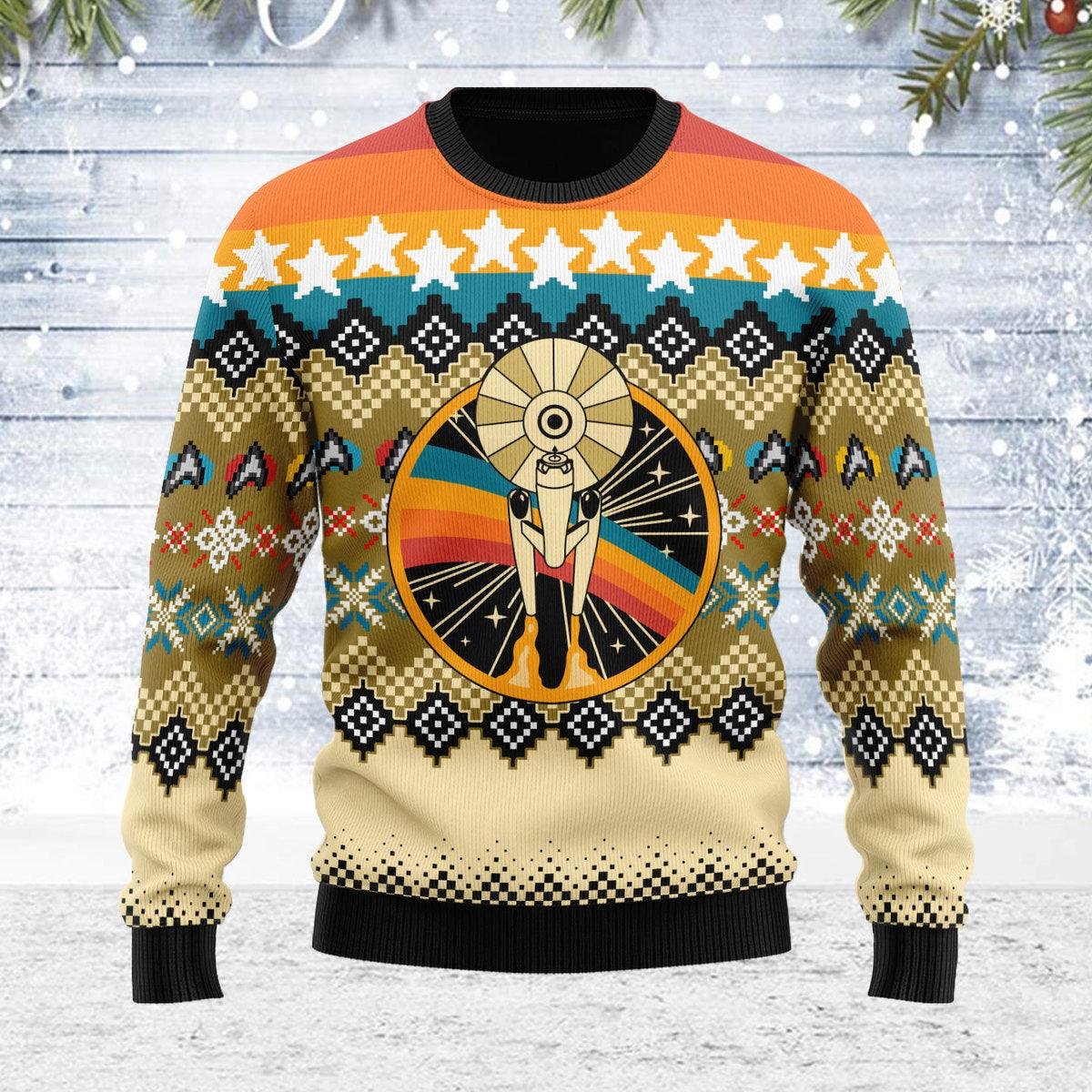 Starfleet Sweater Star Trek Ugly Christmas Sweater