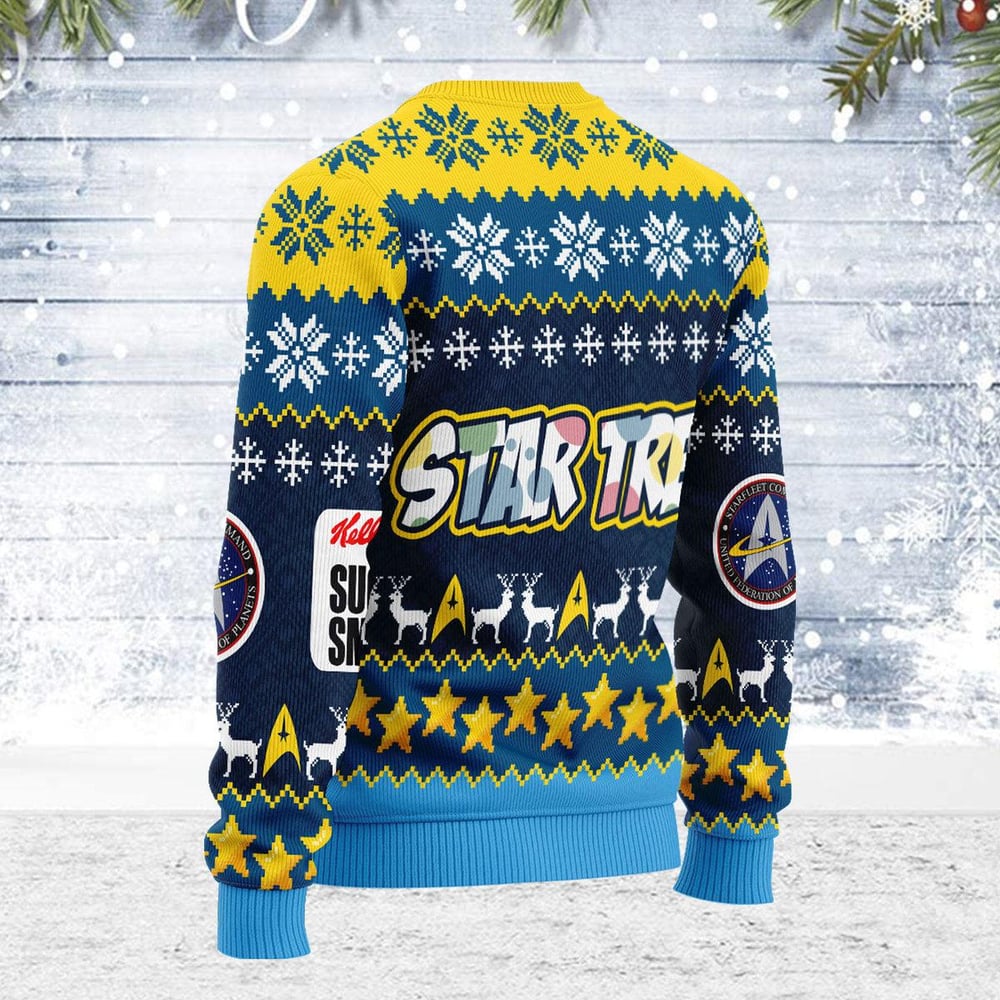 Star Trek Sugar Smacks St Mission271 Ugly Christmas Sweater