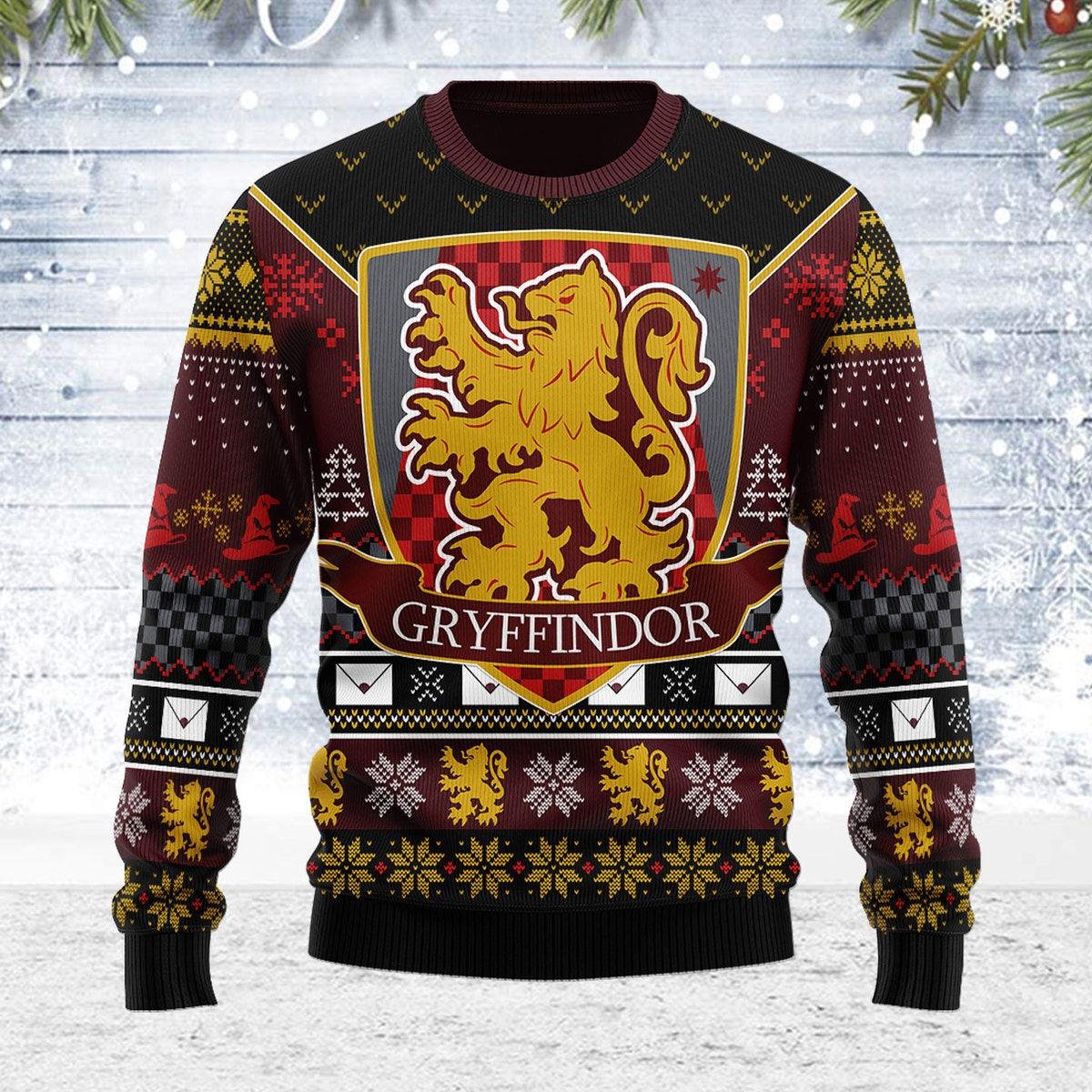 The Gift Of Gryffindor Harry Potter Ugly Christmas Sweater