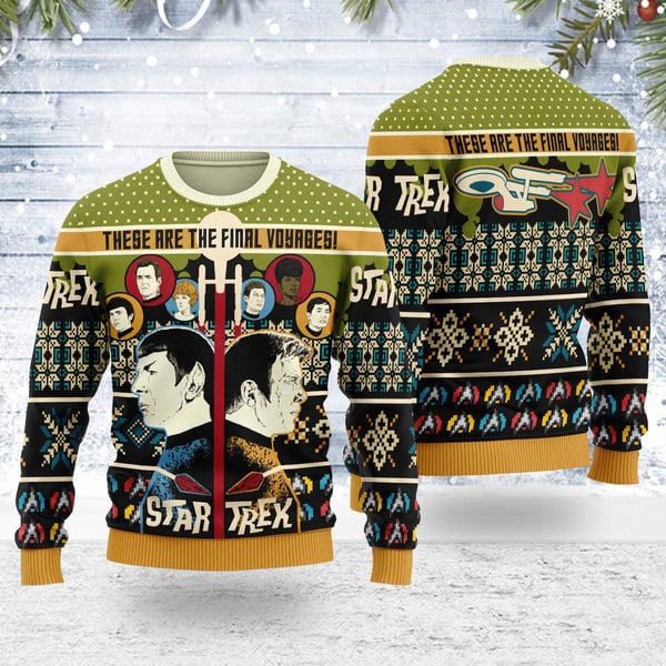 They Are The Final Voyages! Star Trek Ugly Christmas Sweater