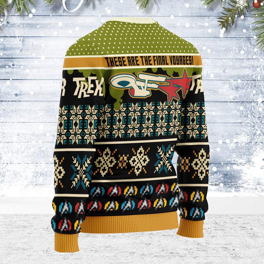 They Are The Final Voyages! Star Trek Ugly Christmas Sweater