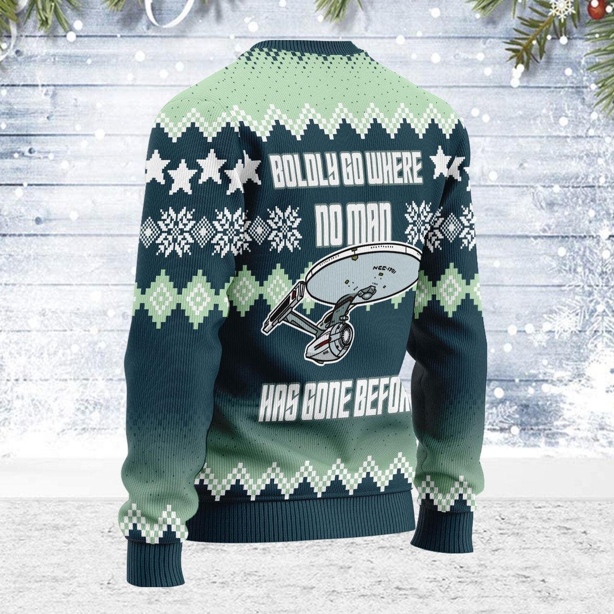 Vulcan Neck Rub Star Trek Ugly Christmas Sweater