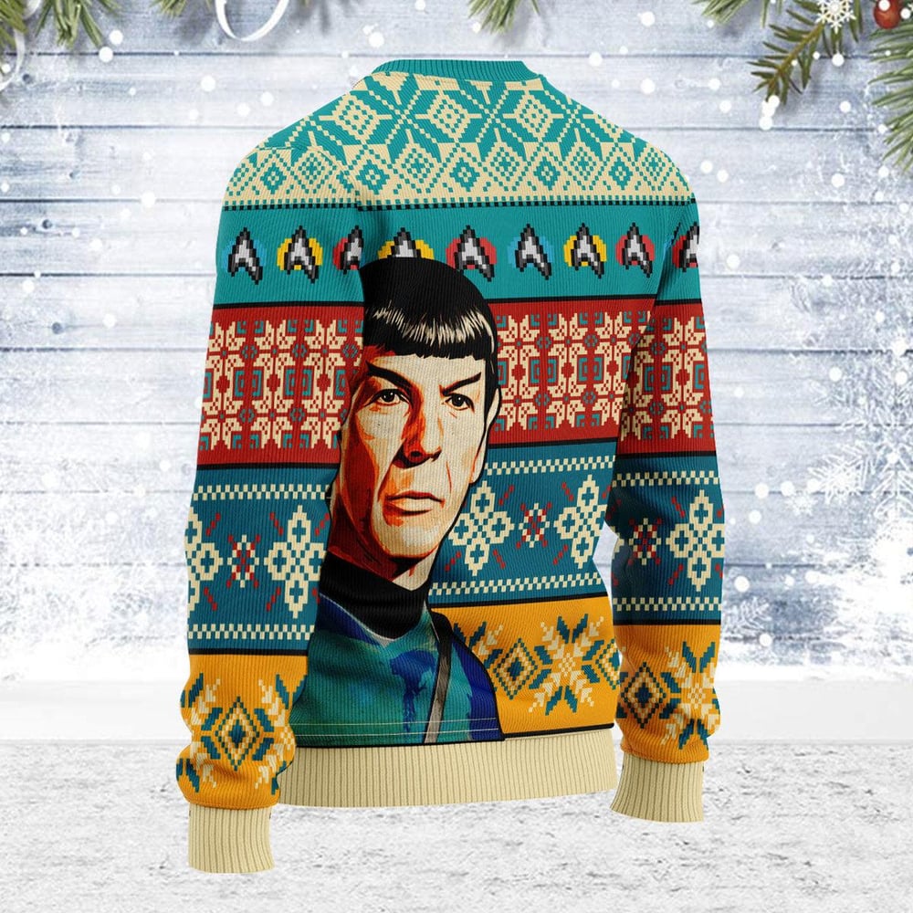 What Would Spock Do? Star Trek Ugly Christmas Sweater