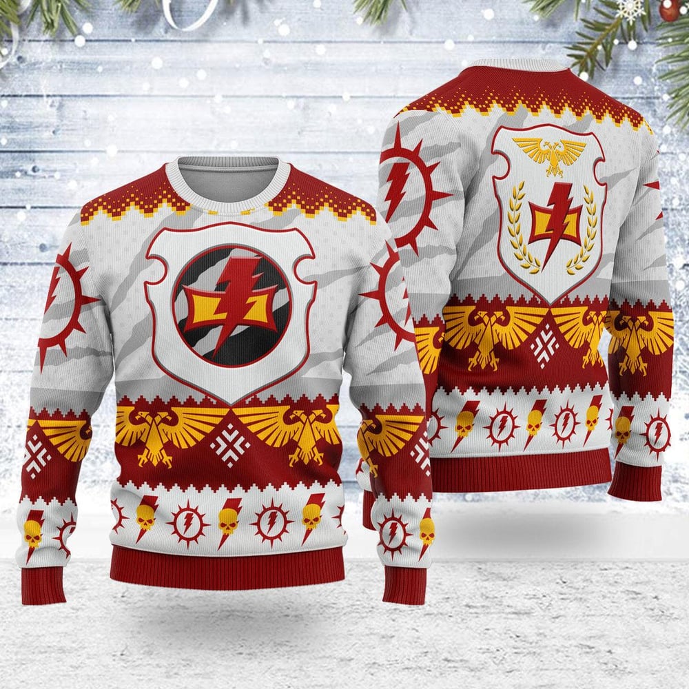 White Scars Iconic Ugly Christmas Sweater