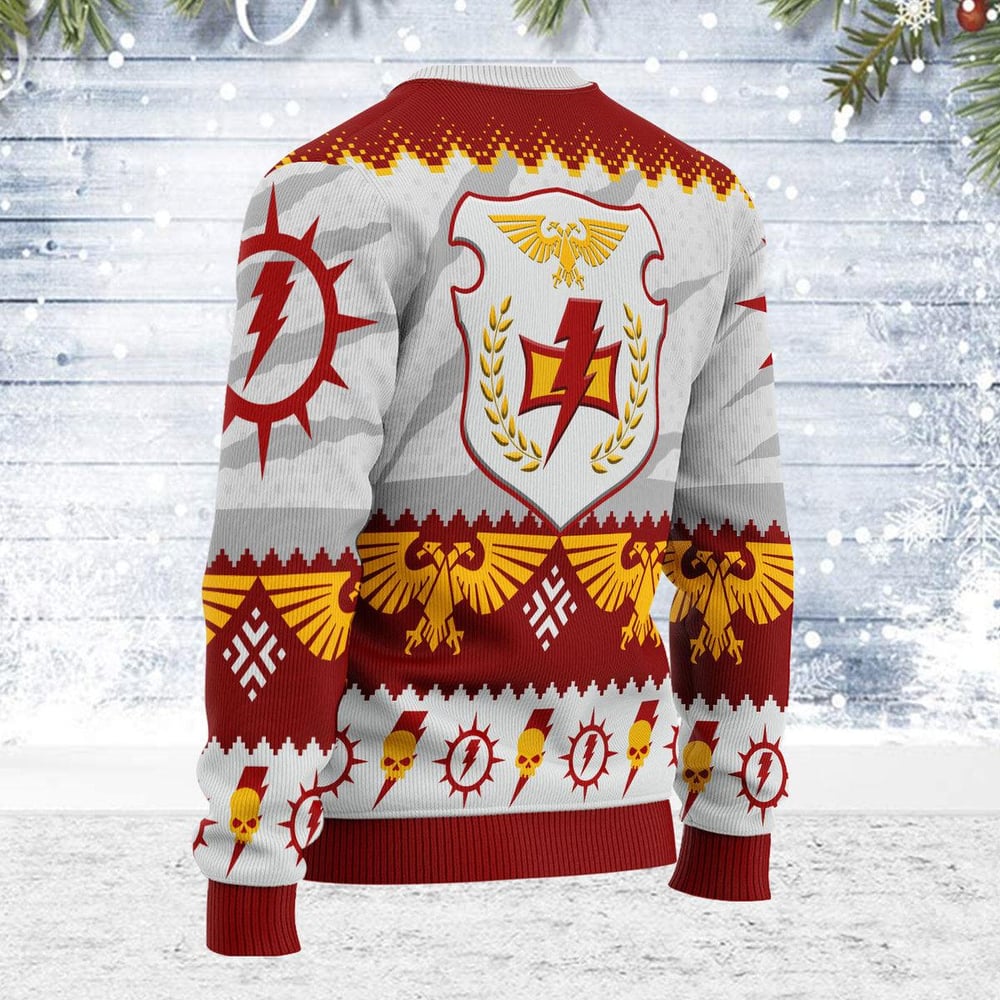 White Scars Iconic Ugly Christmas Sweater