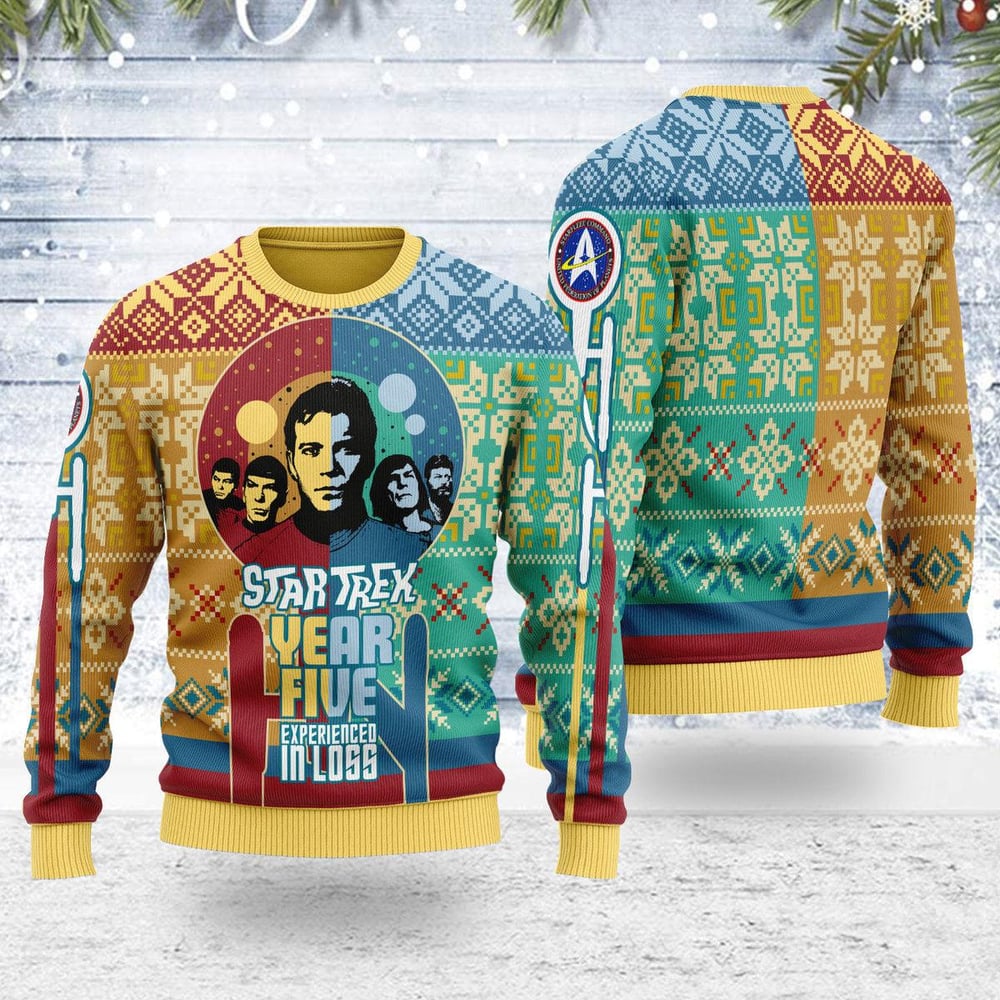 Year Five Experienced In Loss Star Trek Ugly Christmas Sweater